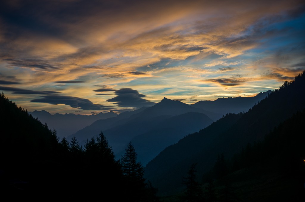 Haute Route - Sunrise at Forclaz